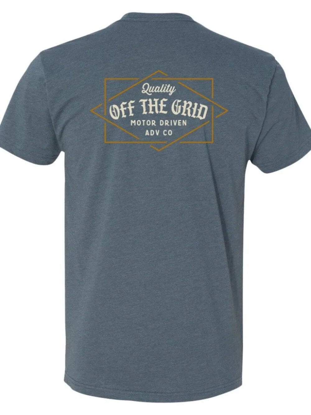 Off The Grid Surplus Old Fashioned Tee S/S Tee Shirt - Denim Blue
